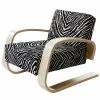 Artek Poltrona Aalto 400, Tessuto Zebra