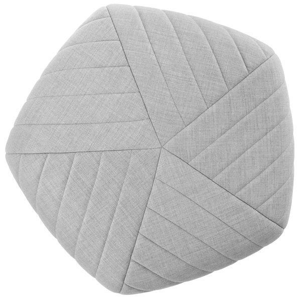 Muuto Pouf Five, Grigio Chiaro 3 Muuto Pouf Five, Grigio Chiaro - immagine 3