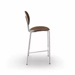 Sibast Sgabello Da Bar Piet Hein 65 Cm, Cromo - Noce Laccato 6 Sibast Sgabello Da Bar Piet Hein 65 Cm, Cromo - Noce Laccato -Sedie negozio 6430400 001 Piet Hein Stol Bar 65 Chrome Walnut Side