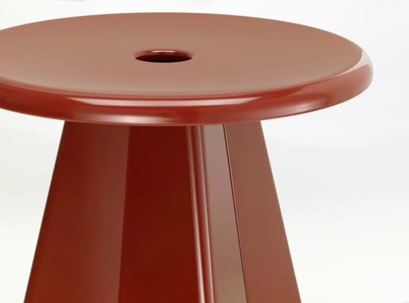 Vitra Sgabello Tabouret Métallique, Japanese Red 5 Vitra Sgabello Tabouret Métallique, Japanese Red - immagine 5