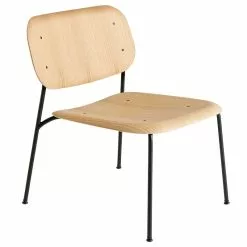 Hay Sedia Soft Edge 100, Nero - Rovere Laccato