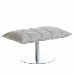 Woodnotes Poggiapiedi K, Largo, Con Base, Naturale/bianco