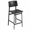 Muuto Sgabello Da Bar Loft 65 Cm, Nero