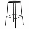 Hay Sgabello Da Bar Soft Edge 80 75 Cm, Nero