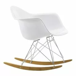Vitra Sedia A Dondolo Eames RAR, Bianca