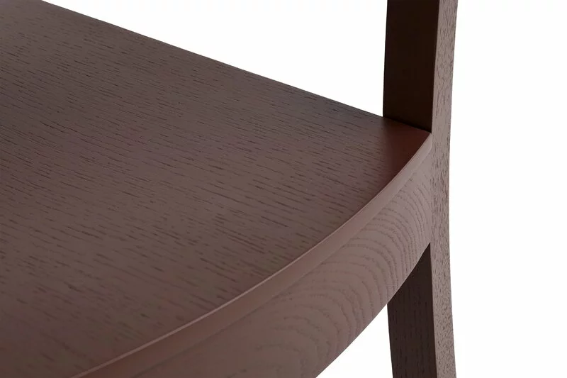 Hay Sedia Con Braccioli Pastis, Rosso Scuro 2 Hay Sedia Con Braccioli Pastis, Rosso Scuro - immagine 2