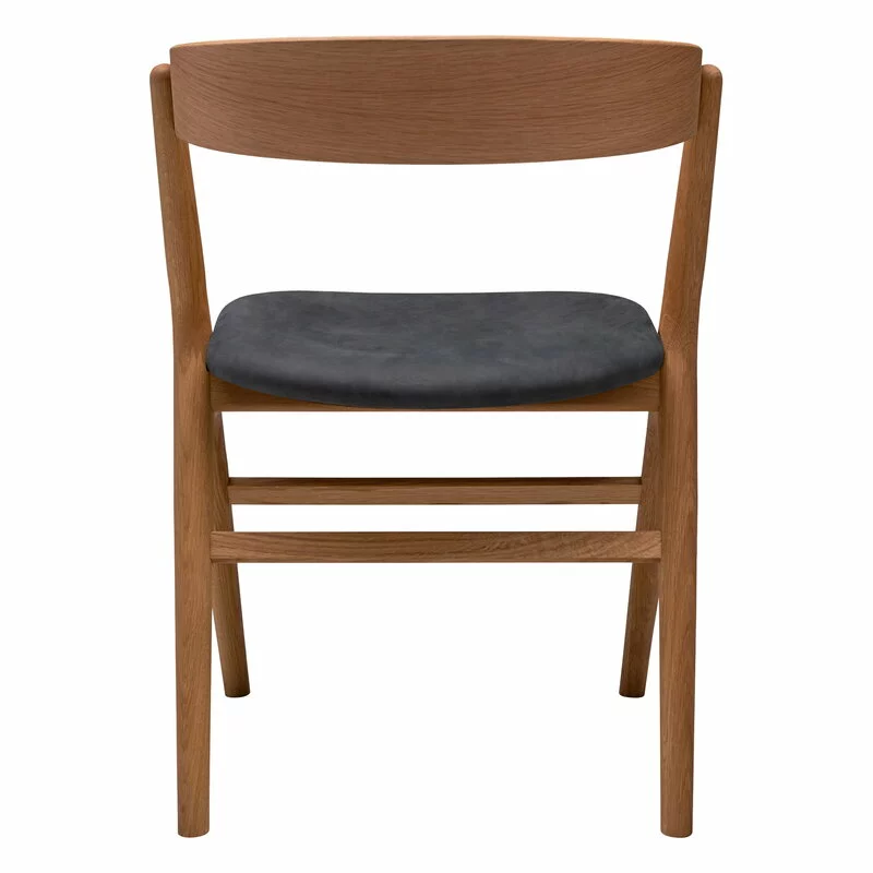 Sibast Sedia No 9, Rovere Oliato - Pelle Antracite 4 Sibast Sedia No 9, Rovere Oliato - Pelle Antracite - immagine 4