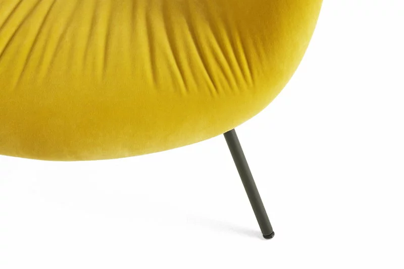 Hay About A Lounge Chair AAL87 Soft, Nero - Lola Yellow - immagine 2