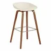 Hay About A Stool AAS32, 75 Cm, Noce Laccato - Crema
