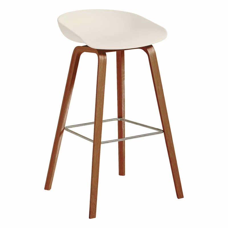 Hay About A Stool AAS32, 75 Cm, Noce Laccato - Crema 1 Hay About A Stool AAS32, 75 Cm, Noce Laccato - Crema
