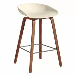 Hay About A Stool AAS32 Eco, 65 Cm, Noce Laccato - Crema