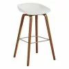 Hay About A Stool AAS32 Eco, 75 Cm, Noce Laccato - Bianco