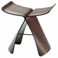 Vitra Sgabello Butterfly Stool, Palissandro