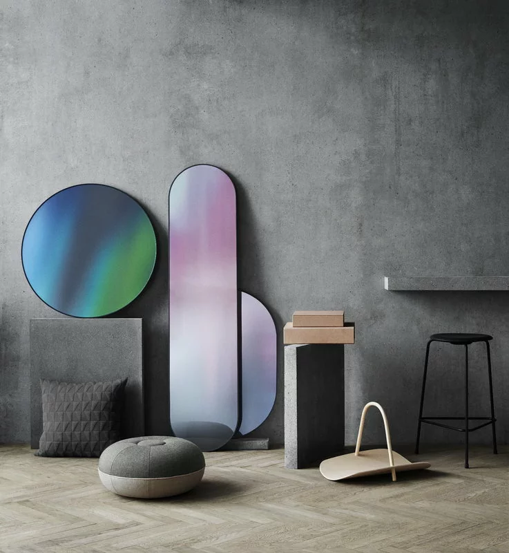 Fritz Hansen CM Pouf, Grande, Grigio 5 Fritz Hansen CM Pouf, Grande, Grigio - immagine 5