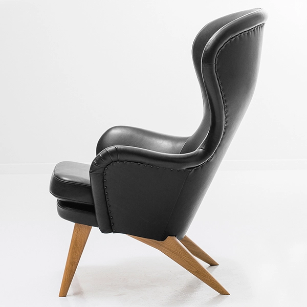 Ornäs Poltrona Siesta, Rovere - Pelle Nera Sørensen 4 Ornäs Poltrona Siesta, Rovere - Pelle Nera Sørensen - immagine 4