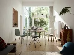Vitra Sedia Eames DSW, Bianco - Acero 11 Vitra Sedia Eames DSW, Bianco - Acero -Sedie negozio AD Plate Dining Table Eames Wire Chair DKR .03 Hal Wood All Plastic Chair Belleville chair Wood Eames Plastic Chair DSW 2399484 master
