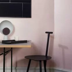 PLEASE WAIT To Be SEATED Sedia Spade, Blu Navy -Sedie negozio AF PWTBS 0748 2AF PWTBS 0748 2