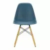 Vitra Sedia Eames DSW, Sea Blue - Acero