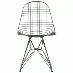 Vitra Sedia Wire Chair DKR, Dark Green