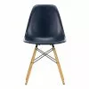 Vitra Sedia Eames DSW Fiberglass, Navy Blue - Acero
