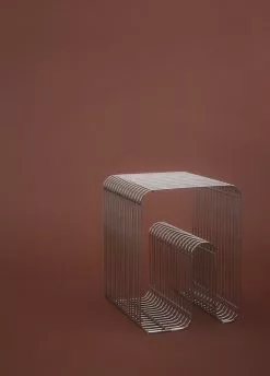 AYTM Sgabello Curva, Argento -Sedie negozio AYTM DAY02 07 289