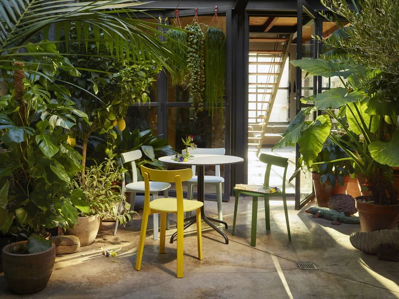 Vitra Sedia All Plastic Chair, Grigio Grafite 6 Vitra Sedia All Plastic Chair, Grigio Grafite - immagine 6