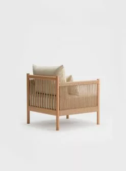 Ariake Poltrona Braid, Rovere -Sedie negozio Ariake Packshot Braid 1Seater Oak back