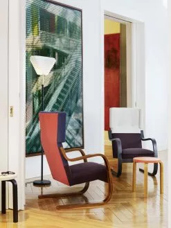 Artek Poltrona Aalto 401, Nero -Sedie negozio Artek Hella Jongerius collection 8