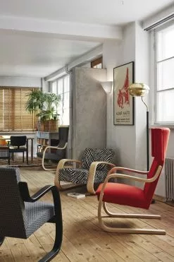 Artek Poltrona Aalto 400, Tessuto Zebra -Sedie negozio Artek Home Interiors 2013 04