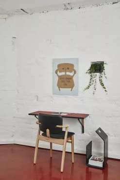 Artek Sedia Domus, Betulla Tinta Nera - Pelle Nera -Sedie negozio Artek Kaari31220 Final Hires