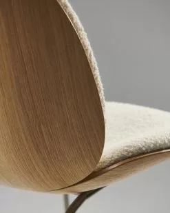 Gubi Sedia Beetle, Cromo Nero - Rovere - Karakorum 001 8 Gubi Sedia Beetle, Cromo Nero - Rovere - Karakorum 001 -Sedie negozio BEETLE CONCEPT FALL 22 14