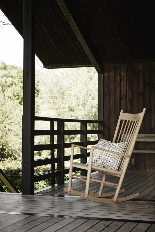 Fredericia Sedia A Dondolo J16, Rovere Saponato 6 Fredericia Sedia A Dondolo J16, Rovere Saponato - immagine 6