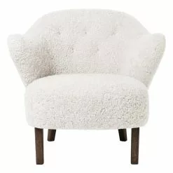 By Lassen Poltrona Ingeborg, Pelle Di Pecora Offwhite - Rovere Affumicato 7 By Lassen Poltrona Ingeborg, Pelle Di Pecora Offwhite - Rovere Affumicato -Sedie negozio BY570001 Ingeborg Sheep Off White smoked oak EE