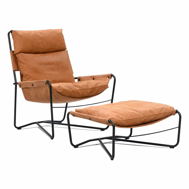 Interface Poggiapiedi Bug, Pelle Cognac Dunes 3 Interface Poggiapiedi Bug, Pelle Cognac Dunes - immagine 3