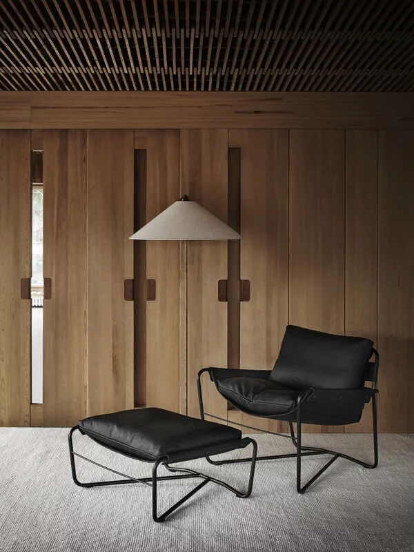 Interface Poggiapiedi Bug, Pelle Nera Moderno 4 Interface Poggiapiedi Bug, Pelle Nera Moderno - immagine 4