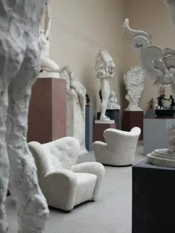 By Lassen Poltrona The Tired Man, Pelle Di Pecora Moonlight 8 By Lassen Poltrona The Tired Man, Pelle Di Pecora Moonlight -Sedie negozio By Lassen0048