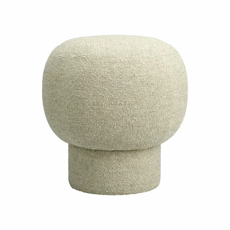 NORR11 Pouf Champagne, Barnum Bouclé 07 Salvia 1 NORR11 Pouf Champagne, Barnum Bouclé 07 Salvia