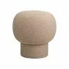 NORR11 Pouf Champagne, Barnum Bouclé 04 Marrone Chiaro
