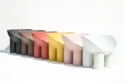 Driade Poltrona Roly Poly, Cemento -Sedie negozio DSC00895 Modifica 3