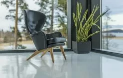 Ornäs Poltrona Siesta, Rovere - Pelle Nera Sørensen 9 Ornäs Poltrona Siesta, Rovere - Pelle Nera Sørensen -Sedie negozio DSC1280 2