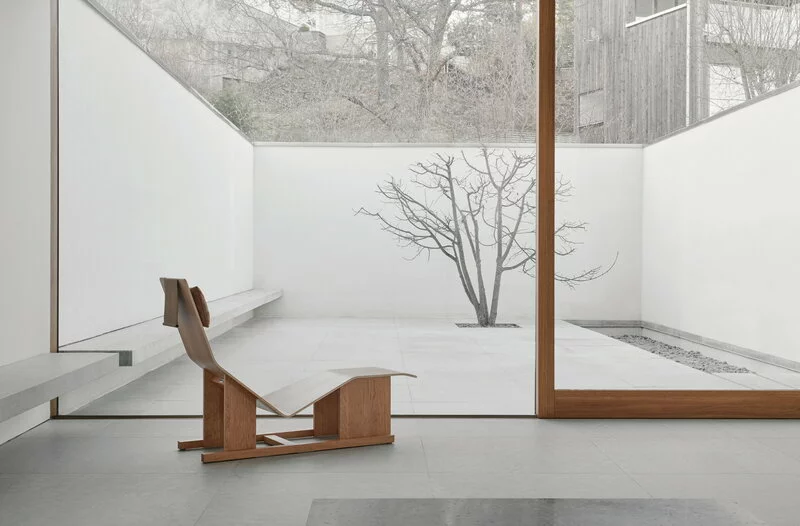 Massproductions Chaise Longue 4 PM, Ciliegio Americano 6 Massproductions Chaise Longue 4 PM, Ciliegio Americano - immagine 6