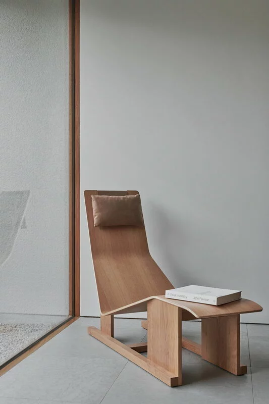 Massproductions Chaise Longue 4 PM, Ciliegio Americano 4 Massproductions Chaise Longue 4 PM, Ciliegio Americano - immagine 4