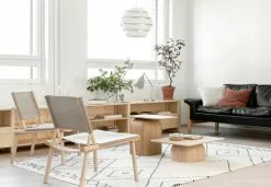 Nikari Poltrona December, Frassino - Tela Di Lino -Sedie negozio December ash canvas April in space