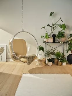 Eero Aarnio Originals Sedia Bubble Chair, Naturale -Sedie negozio EEAA 0399 copy