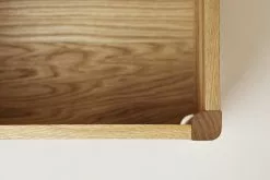 Form & Refine Cassapanca A Line, 111 Cm, Rovere 11 Form & Refine Cassapanca A Line, 111 Cm, Rovere -Sedie negozio F R A line storage bench oak detail open