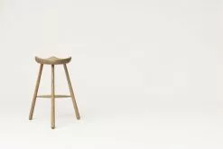 Form & Refine Sgabello Da Bar Shoemaker Chair No. 68, Rovere Oliato Bianco -Sedie negozio F R Shoemaker Chair no68 white oak back
