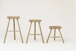 Form & Refine Sgabello Da Bar Shoemaker Chair No. 68, Rovere Oliato Bianco -Sedie negozio F R Shoemaker Chair white oak all 1