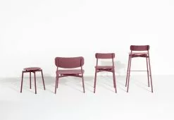 Petite Friture Sgabello Fromme, Rosso Marrone -Sedie negozio FAMILLE CHAISE FROMME COULEUR 1 1