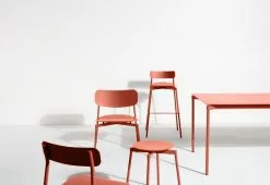 Petite Friture Sgabello Fromme, Corallo -Sedie negozio FAMILLE FROMME COULEUR 2 2