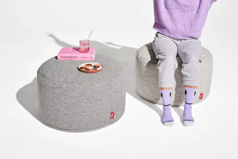 Fatboy Pouf Point Mingle, Grande, Grid Stone 3 Fatboy Pouf Point Mingle, Grande, Grid Stone - immagine 3